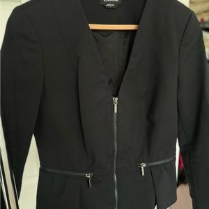 Bebe Women’s Black Blazer/Jacket with Zippers